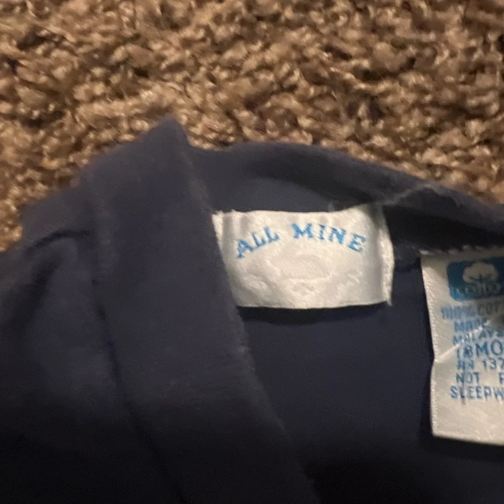 Navy onesie